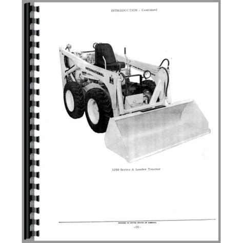 ih 3200a skid steer parts|international harvester 3200a service manual.